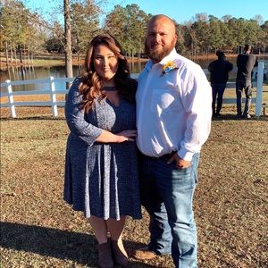 TORRID Skater dress with keyhole neckline